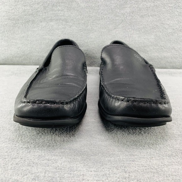 ECCO 35597 - Men\'s Size 11 Black Leather Slip On Moccasin Driving Loafers  B12 main image 4
